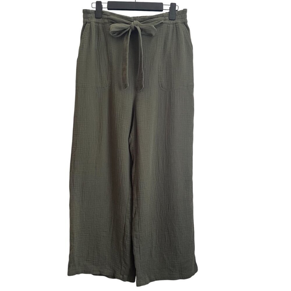 Saturday Sunday Anthropologie Women Wide Leg Pants Size M Goblincore Lounge Boho